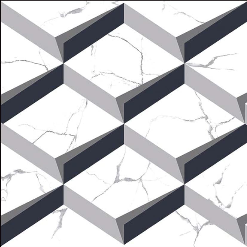 Enzo 3D Decor slab 60 X 60 CM 1