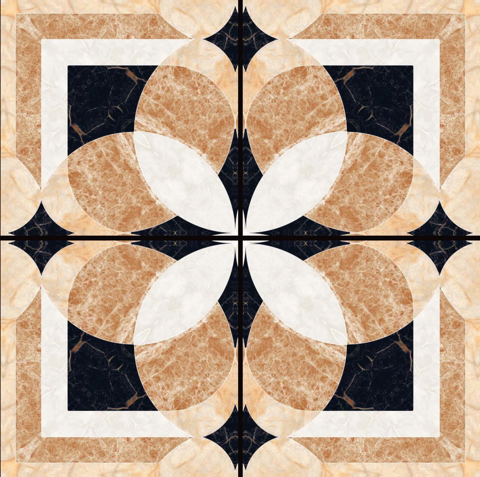 Versace Decor slab 60 X 60 CM 1