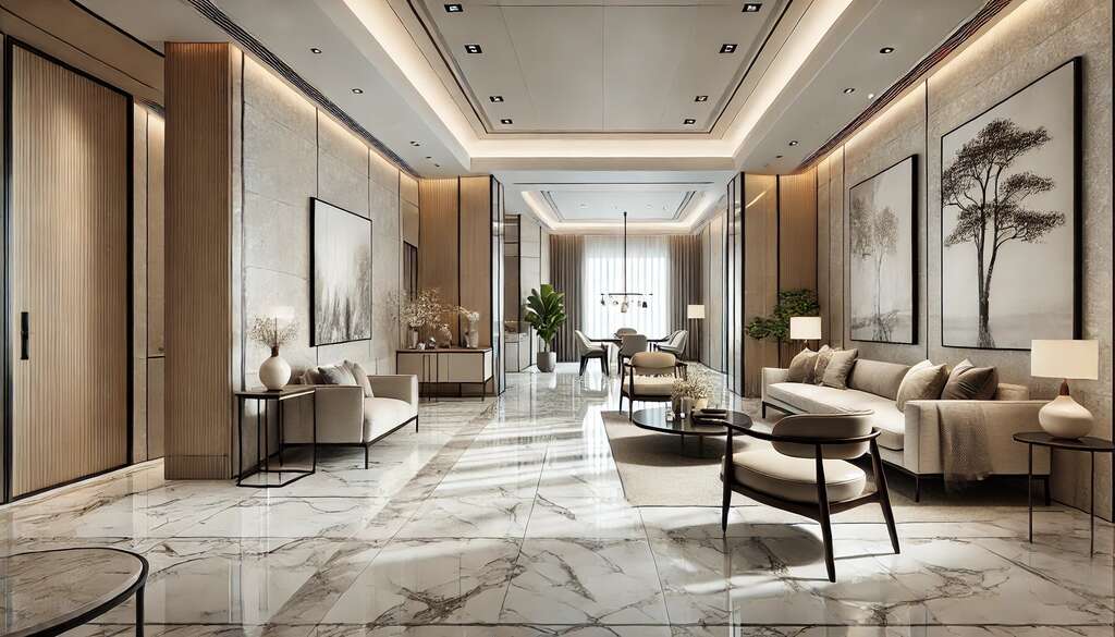 10 Inspirasi Desain Interior Modern dengan Granit Tiles