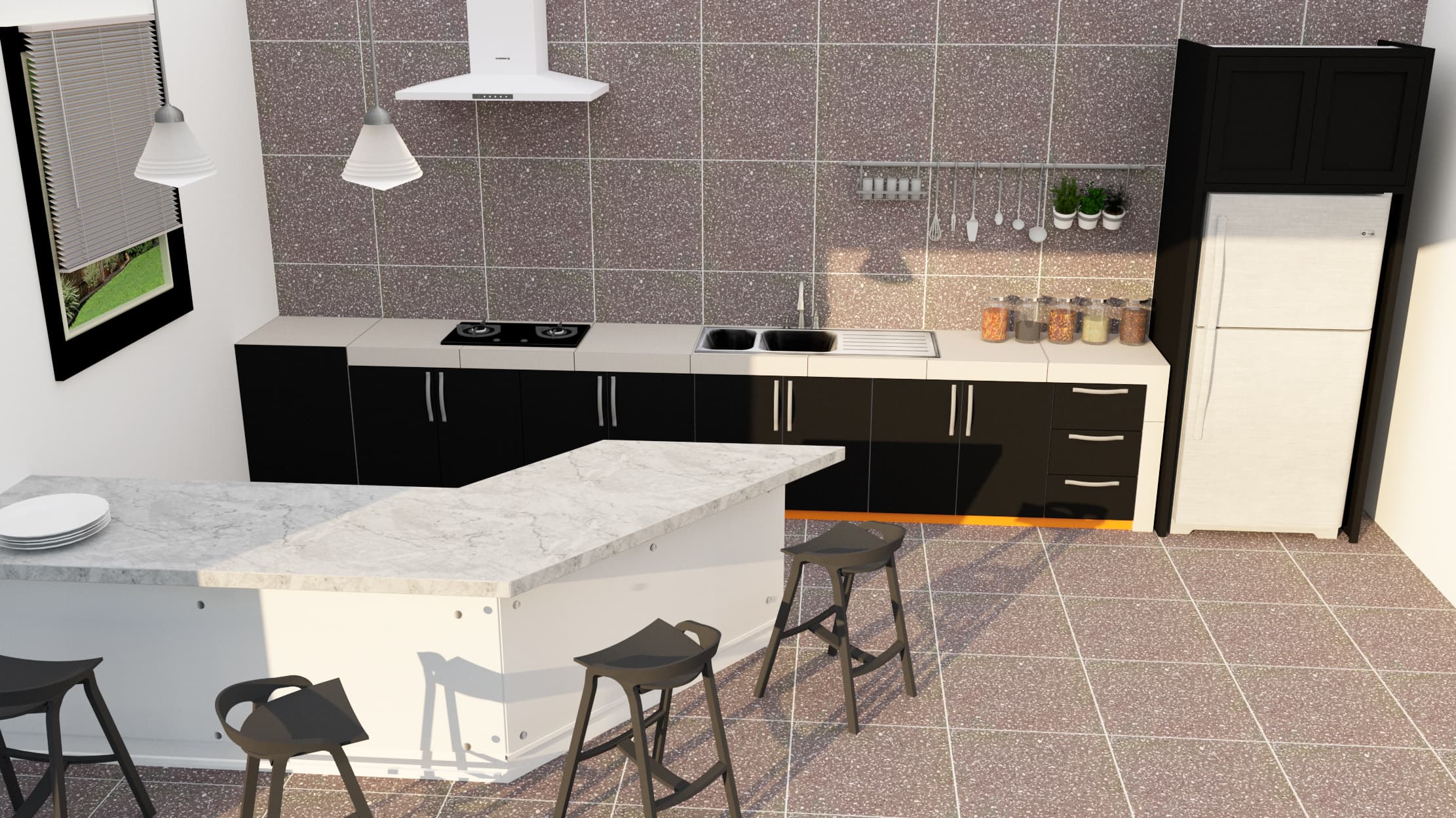Tirso Dark Grey installed application 2